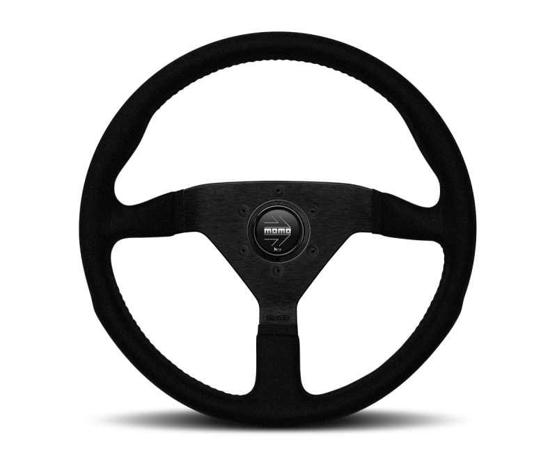 MOMO Montecarlo 320mm Black Alcantara Steering Wheel (MCL32AL)