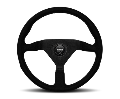MOMO Montecarlo 320mm Black Alcantara Steering Wheel (MCL32AL)