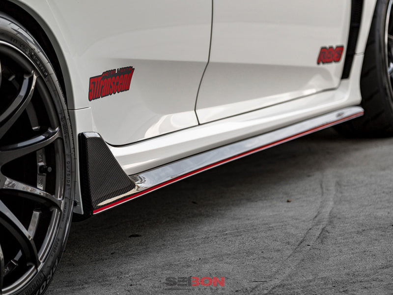Seibon 2017 Honda Civic Type R OEM Carbon Fiber Side Skirts | Honda Civic Type R (17) (SS17HDCVR-OE)