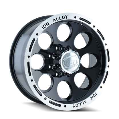 ION Wheels Type 174 Black/Machined | 16x8" -5mm | 5x135mm Wheel