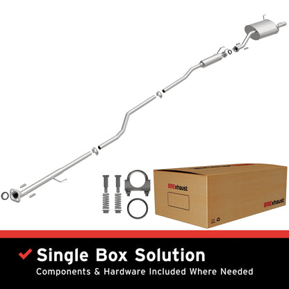 BRExhaust 2001-2005 Honda Civic 1.7L Direct-Fit Replacement Exhaust System