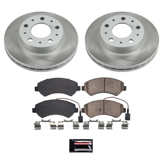 PowerStop 14-23 Ram ProMaster 3500 Front Semi-Coated Rotor Kit (SC7303)