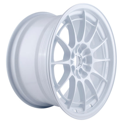 Enkei NT03+M 18x9.5 +40 5x114.3 Vanquish White-WheelFlip