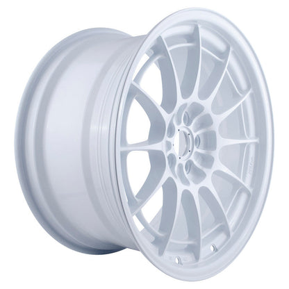 Enkei NT03+M 18x9.5 +40 5x114.3 Vanquish White-WheelFlip