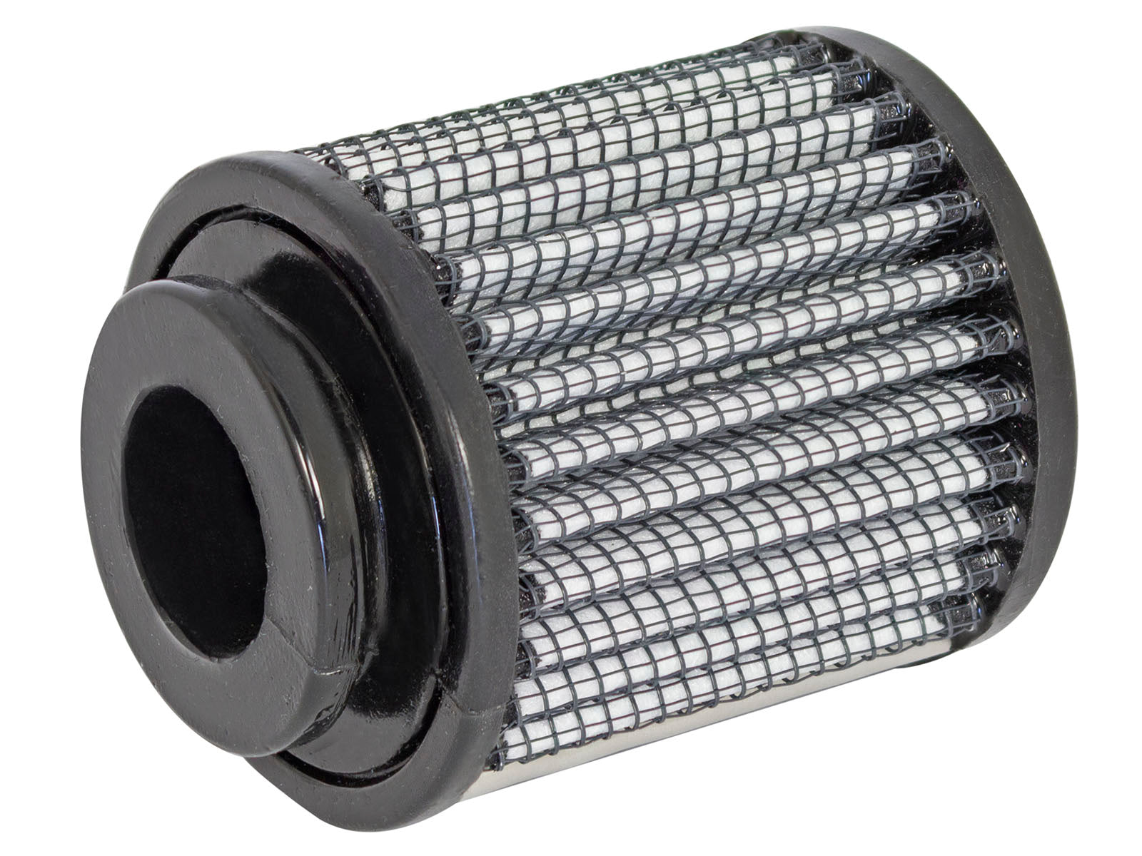 aFe Magnum FLOW Crankcase Vent Filter 1 IN F x 2-1/2 IN B x 2-1/2 IN T x 2-1/8 IN H