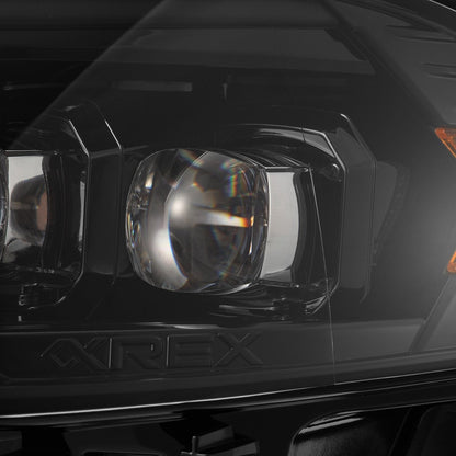 AlphaRex 18-23 Ford Mustang NOVA-Series LED Projector Headlights Alpha-Black
