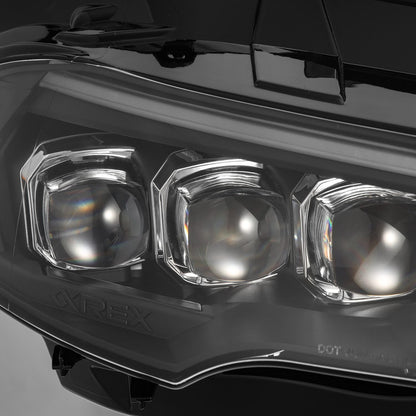 AlphaRex 18-23 Ford Mustang NOVA-Series LED Projector Headlights Black