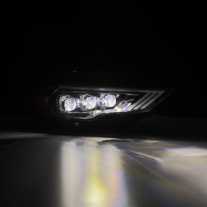 AlphaRex 18-23 Ford Mustang NOVA-Series LED Projector Headlights Black