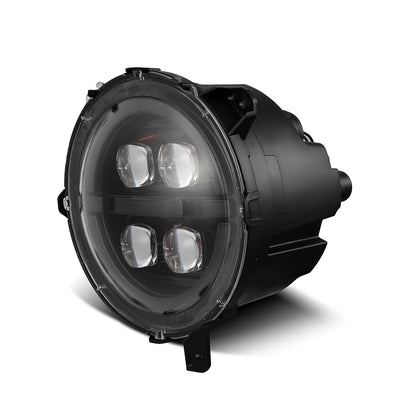 AlphaRex 18-25 Jeep Wrangler JL/Gladiator JT NOVA-Series LED Projector Headlights Alpha-black