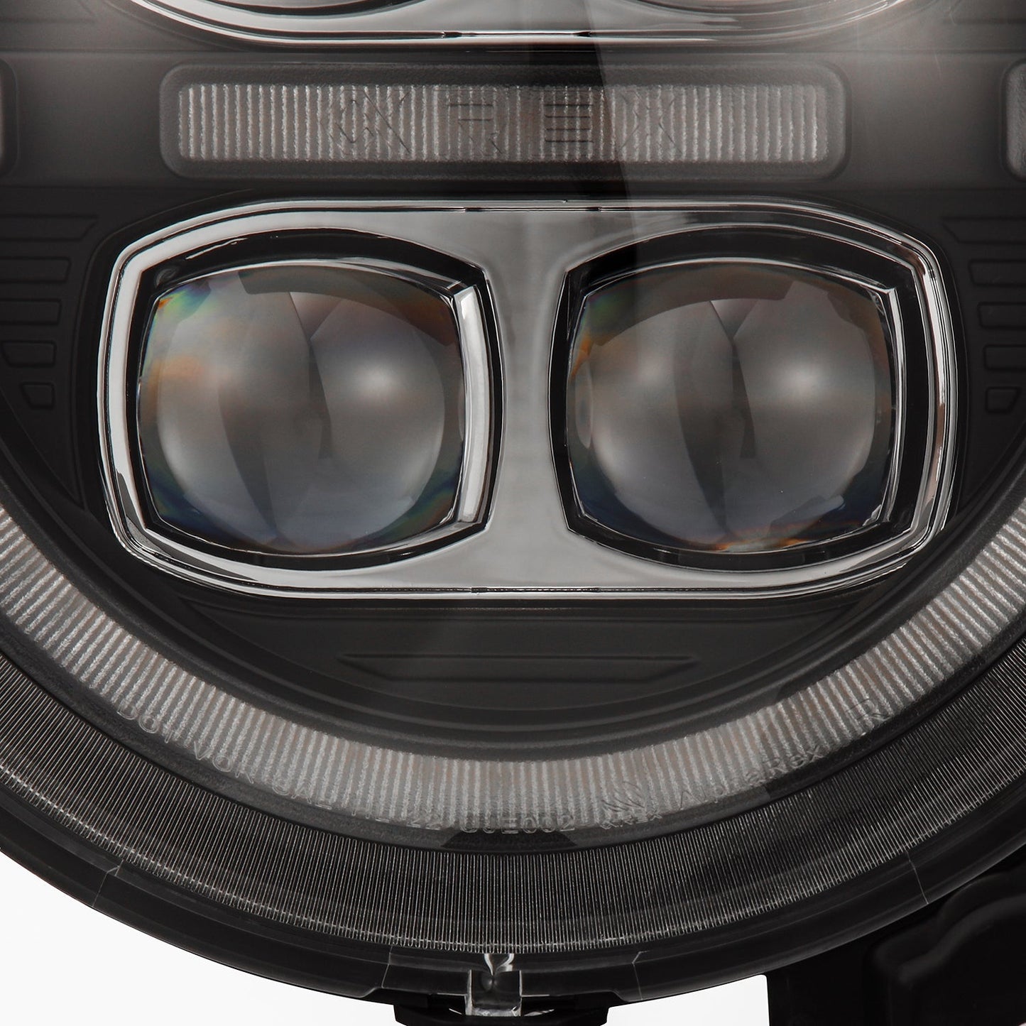 AlphaRex 18-25 Jeep Wrangler JL/Gladiator JT NOVA-Series LED Projector Headlights Black