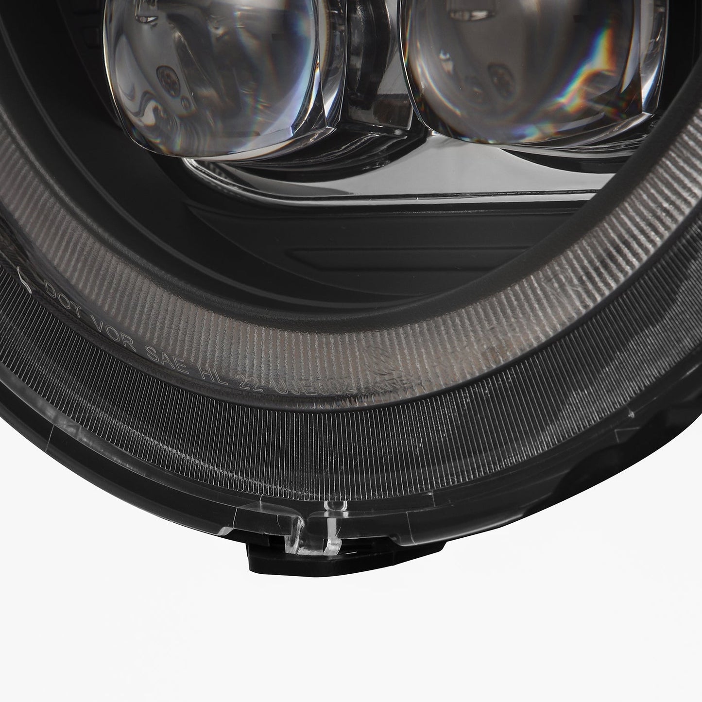 AlphaRex 18-25 Jeep Wrangler JL/Gladiator JT NOVA-Series LED Projector Headlights Black