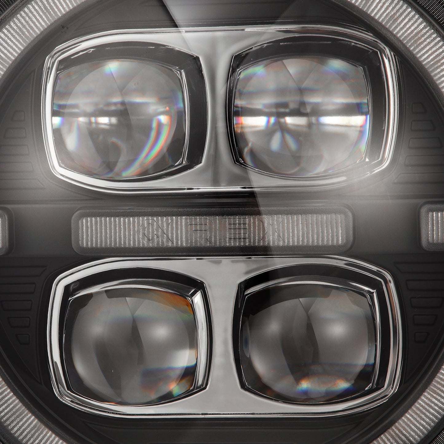 AlphaRex 18-25 Jeep Wrangler JL/Gladiator JT NOVA-Series LED Projector Headlights Black
