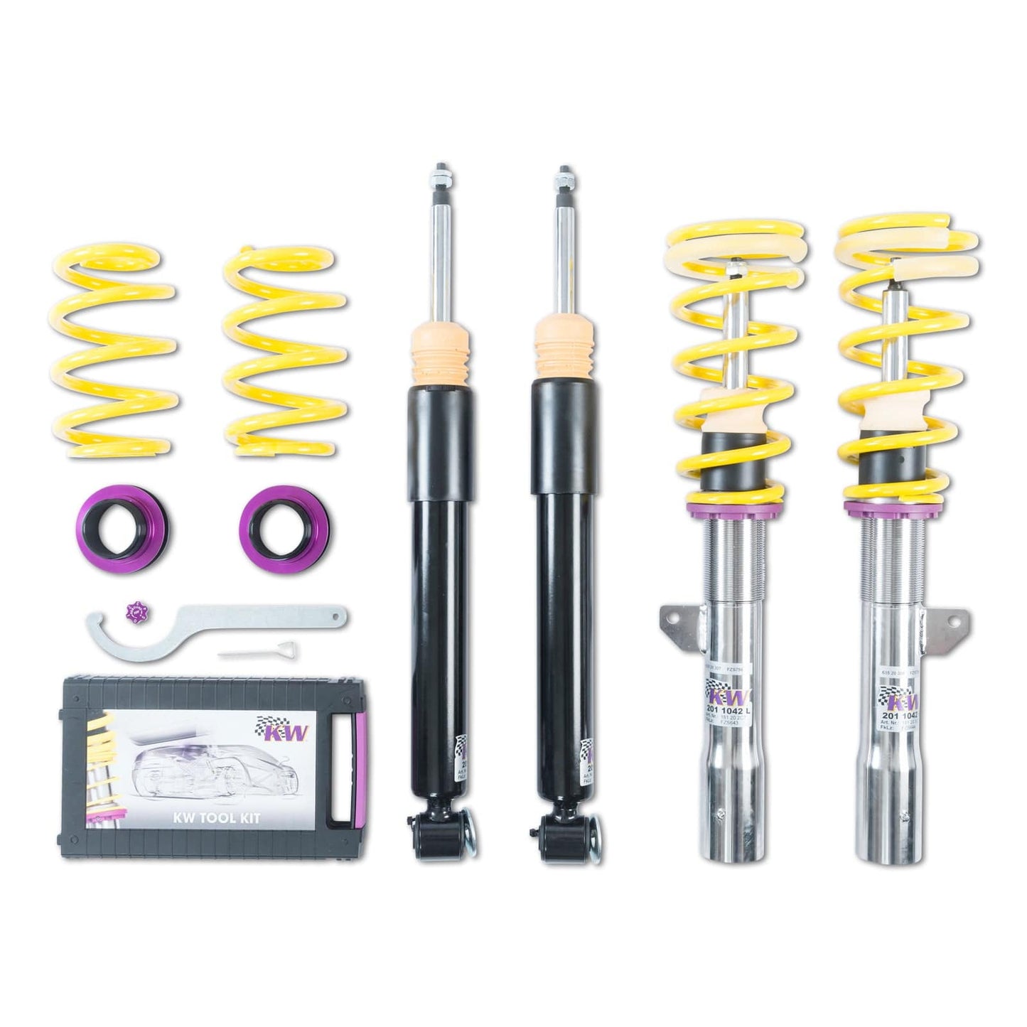 KW V2 Comfort Kit - BMW X1 (F48); BMW (F39) X2; Mini Cooper Clubman (F54); Mini Countryman(F60); without electronic dampers