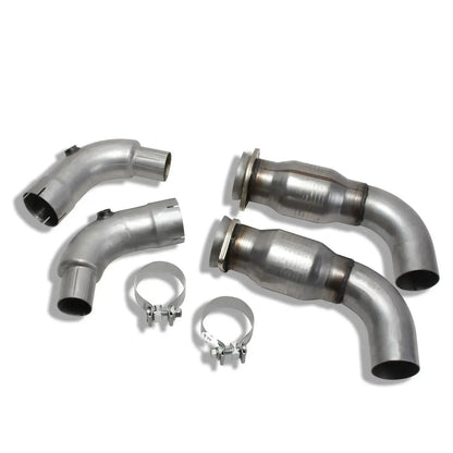 BBK 3in Short Mid Pipe w/Cats | Ford Mustang 15-23 (1816)