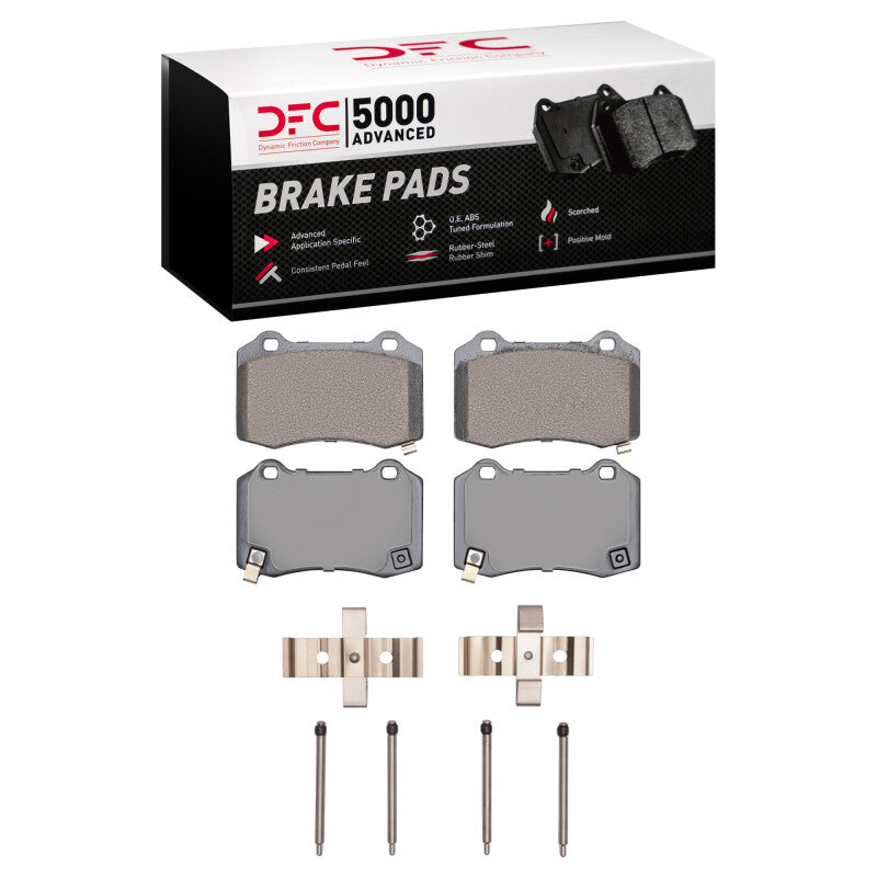 DFC 5000 Advanced Ceramic Brake Pads and Hardware Kit (REAR): Chrysler 300 (21-23)