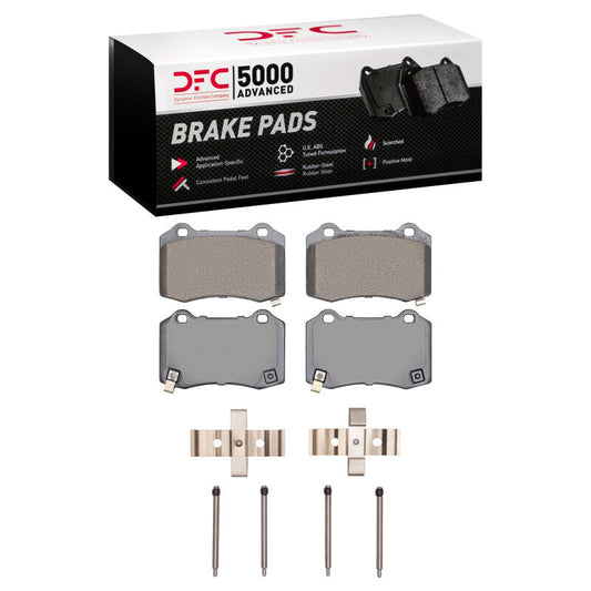 DFC 5000 Advanced Ceramic Brake Pads and Hardware Kit (REAR): Chrysler 300 (21-23)