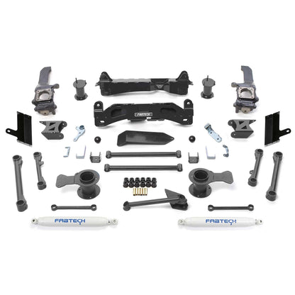 Fabtech 6" Basic Suspension System w/ Performance Shocks | Toyota 4Runner 4WD (10-15) (K7059)