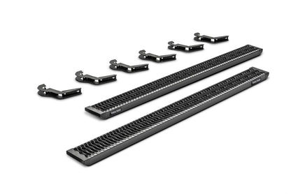 N-Fab Growler Fleet 05-19 Toyota Tacoma Crew Cab - Cab Length - Tex. Black