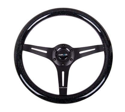 NRG 350MM 1.5" DEEP DISH WOOD GRAIN STEERING WHEEL