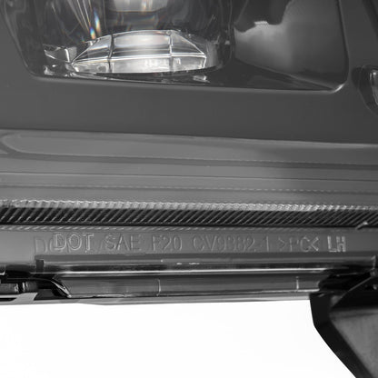 AlphaRex 19-23 Chevrolet Silverado 1500/19-23 Chevrolet Silverado 2500HD/3500HD DoubleTap Dual Color LED Projector Fog Lights