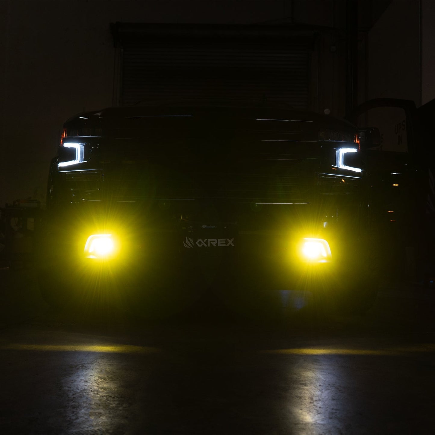 AlphaRex 19-23 Chevrolet Silverado 1500/19-23 Chevrolet Silverado 2500HD/3500HD DoubleTap Dual Color LED Projector Fog Lights