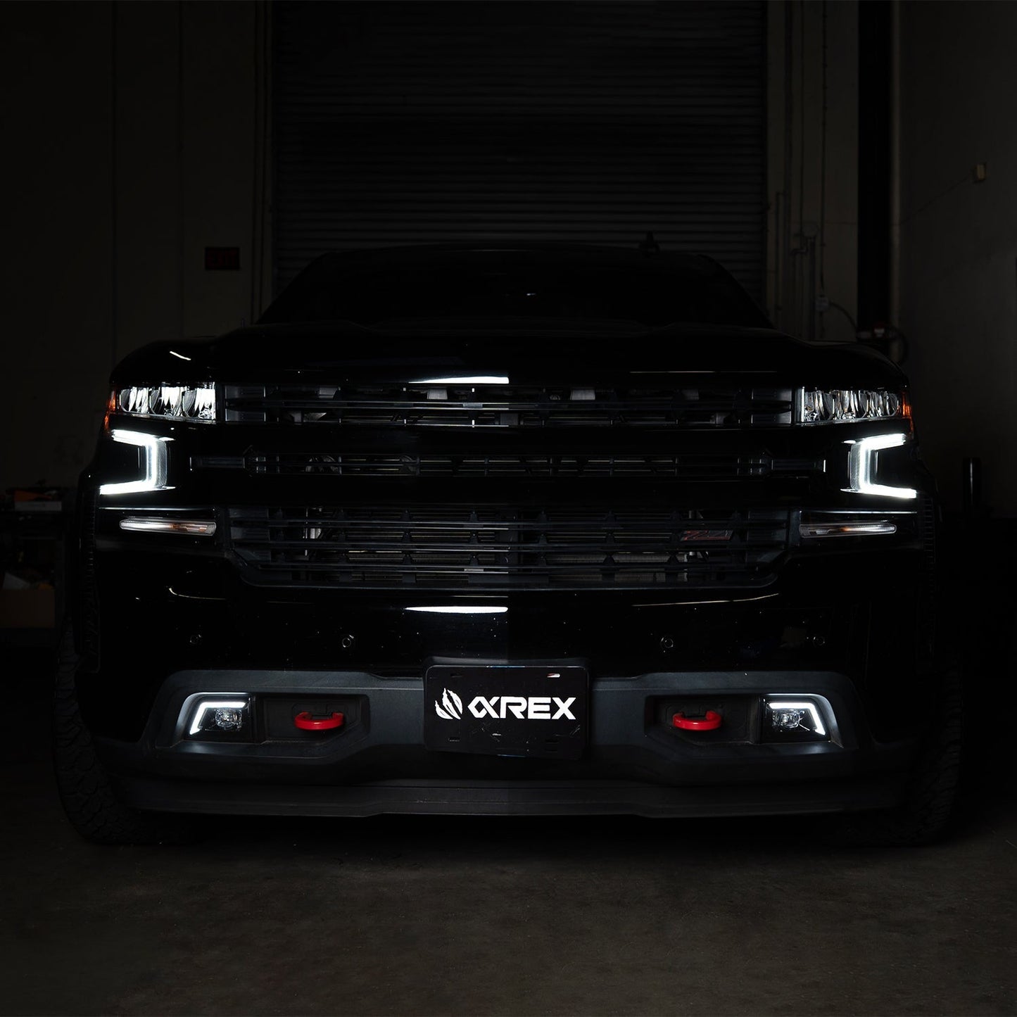 AlphaRex 19-23 Chevrolet Silverado 1500/19-23 Chevrolet Silverado 2500HD/3500HD DoubleTap Dual Color LED Projector Fog Lights