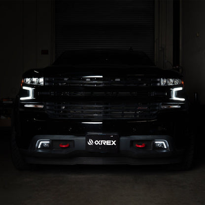 AlphaRex 19-23 Chevrolet Silverado 1500/19-23 Chevrolet Silverado 2500HD/3500HD DoubleTap Dual Color LED Projector Fog Lights