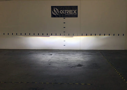 AlphaRex 19-23 Ford Ranger LUXX-Series LED Projector Headlights Alpha-Black
