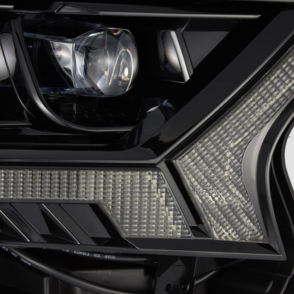 AlphaRex 19-23 Ford Ranger NOVA-Series LED Projector Headlights Alpha-Black