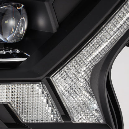 AlphaRex 19-23 Ford Ranger NOVA-Series LED Projector Headlights Black