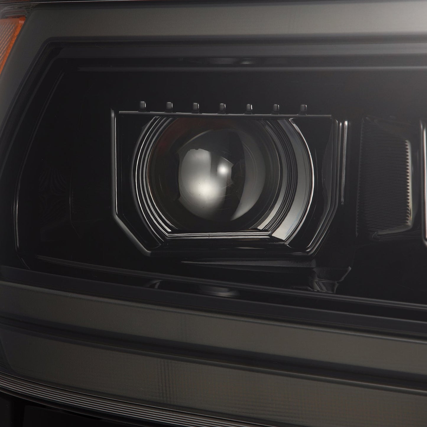 AlphaRex 19-24 Ram 1500 (MK II 2500 Style) PRO-Series Halogen Projector Headlights Alpha-Black