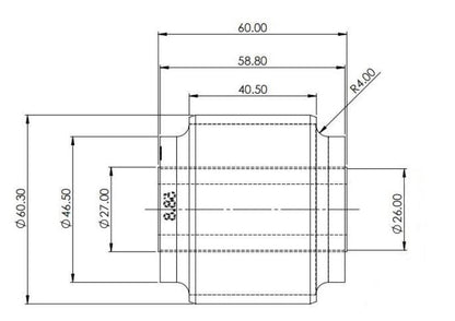 SuperPro Trailing Arm-to-Differential Mount Bushing Kit