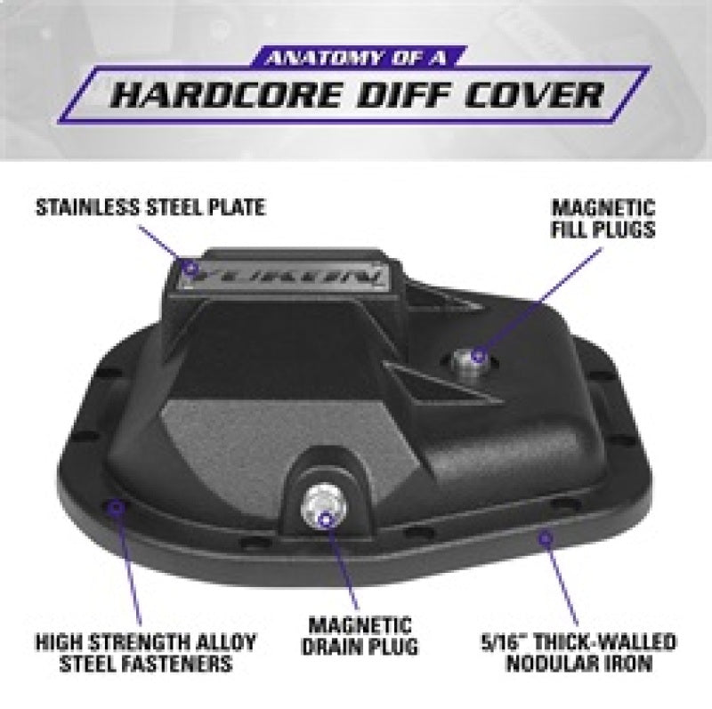 Yukon Gear YHCC-F10.5 Rear Hardcore Nodular Iron Diff Cover for Ford 10.5"