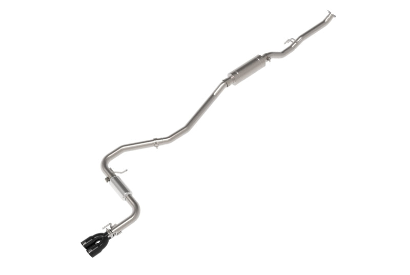 aFe Takeda 2.5in 304 SS Cat-Back Exhaust w/ Black Tips | Honda Civic L4-2.0L (49-36631-B)