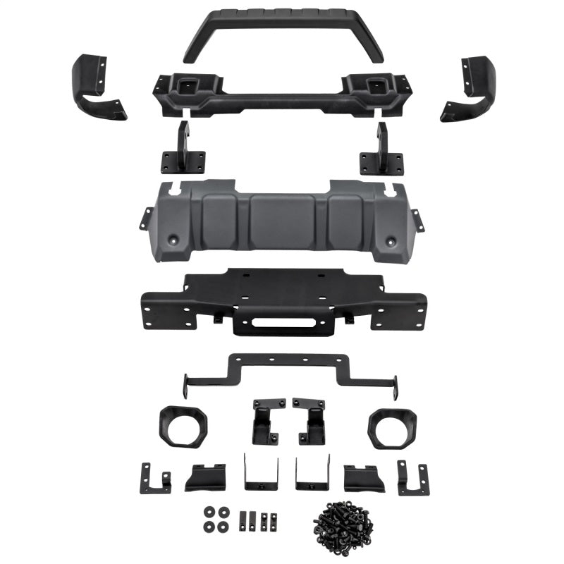 Rugged Ridge 11549.45 Venator Stubby Winch Front Bumper for 18-24 Jeep Wrangler