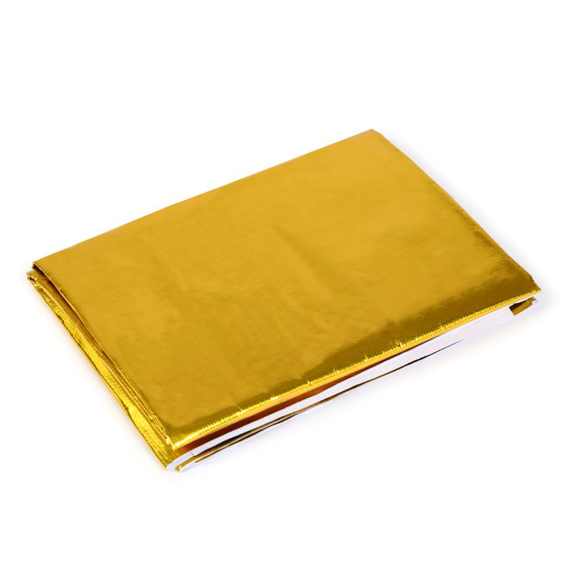 Mishimoto Gold Reflective Barrier w/ Adhesive Backing 24 inches x 24 inches-WheelFlip