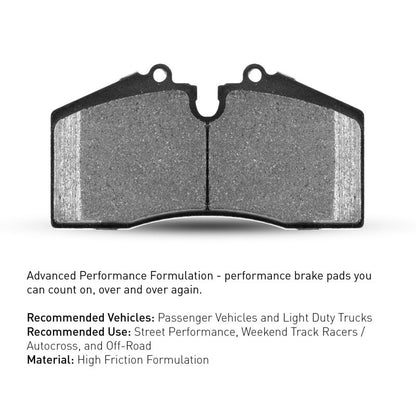 R1 Concepts Sport Pads & Hardware Kit | Honda S2000/RSX/Civic (99-16) (2115-0829-01)
