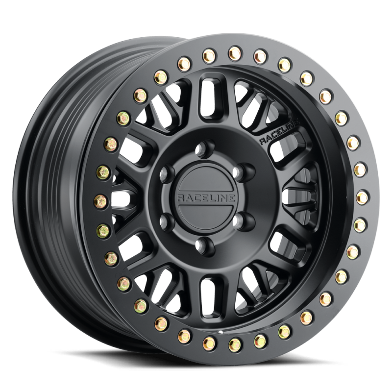 Raceline RT951 Ryno Satin Black Beadlock | 17x9" -38mm | 6x139.7mm Wheel