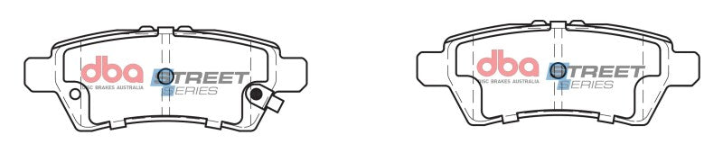 DBA Rear Street Series Brake Pads | Nissan Pathfinder (04-12) (DB1919SS)