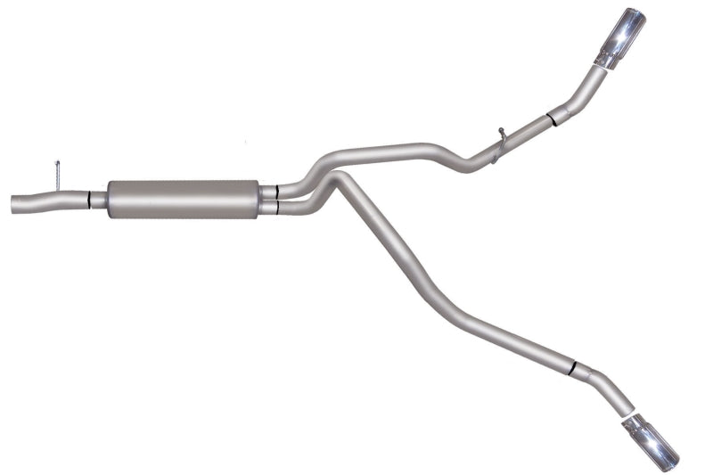 Gibson 2.5in Dual Cat-Back Exhaust | Ford F-250 Super Duty FX4 (08-09) Stainless