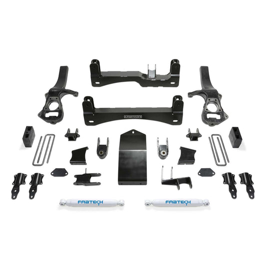 Fabtech 6" Basic Suspension System w/ Performance Shocks | GM K1500 Pickup (19-22) (K1132)