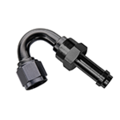 Fragola Black Straight EZ Street Hose End (750106-BL)