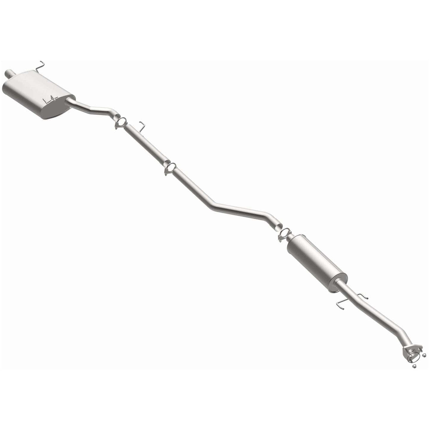 BRExhaust 2008-2012 Honda Accord 2.4L Direct-Fit Replacement Exhaust System