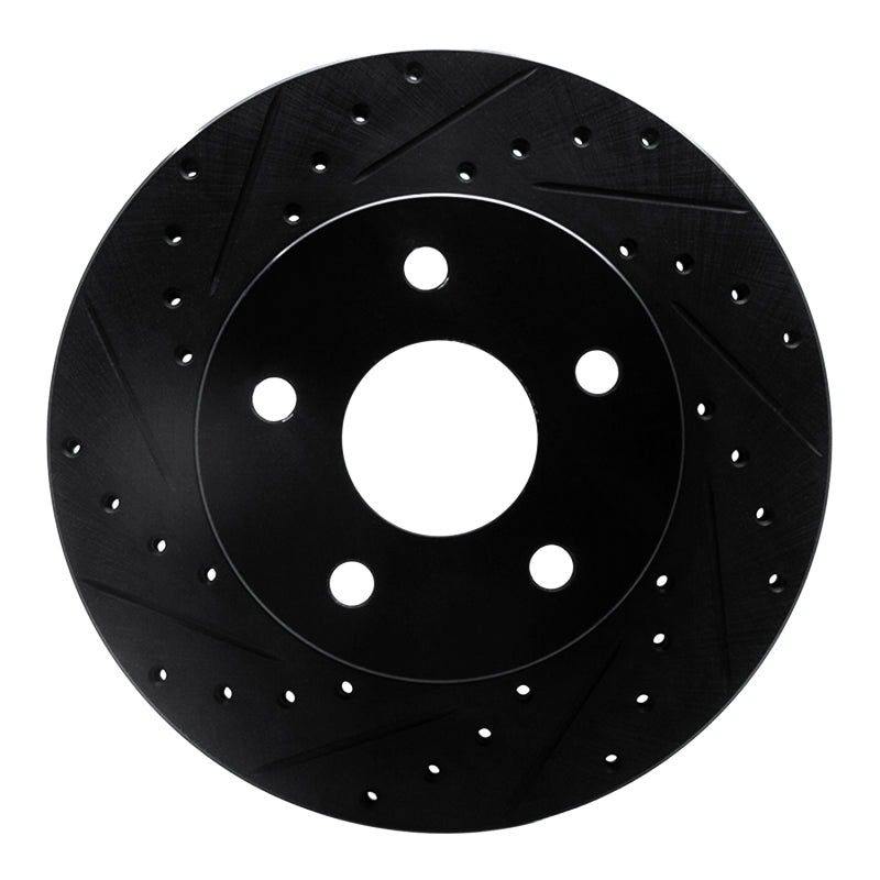 DFC D&S Black Brake Rotor (FRONT LEFT): Jeep Grand Cherokee (99-04)