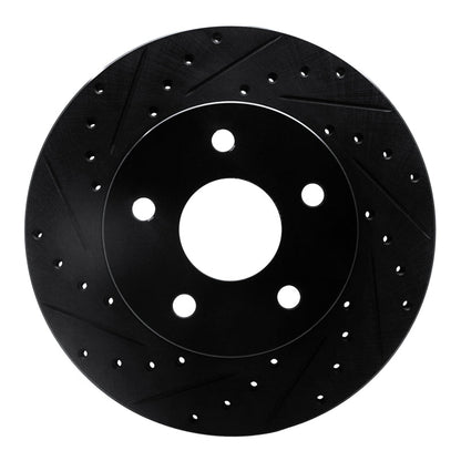 DFC D&S Black Brake Rotor (FRONT LEFT): Jeep Grand Cherokee (99-04)