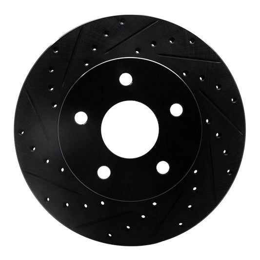 DFC D&S Black Brake Rotor (FRONT LEFT): Jeep Grand Cherokee (99-04)
