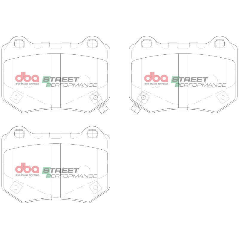 DBA Rear Street Performance Brake Pads | Subaru WRX STI (18-21) (DB15007SP)