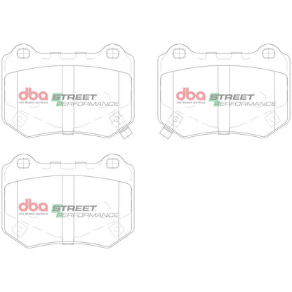 DBA Rear Street Performance Brake Pads | Subaru WRX STI (18-21) (DB15007SP)