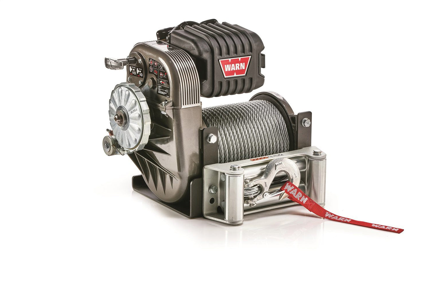 WARN 106170 Winch M8274 10000 Pound 125' 3/8 Steel Cable 6HP Motor