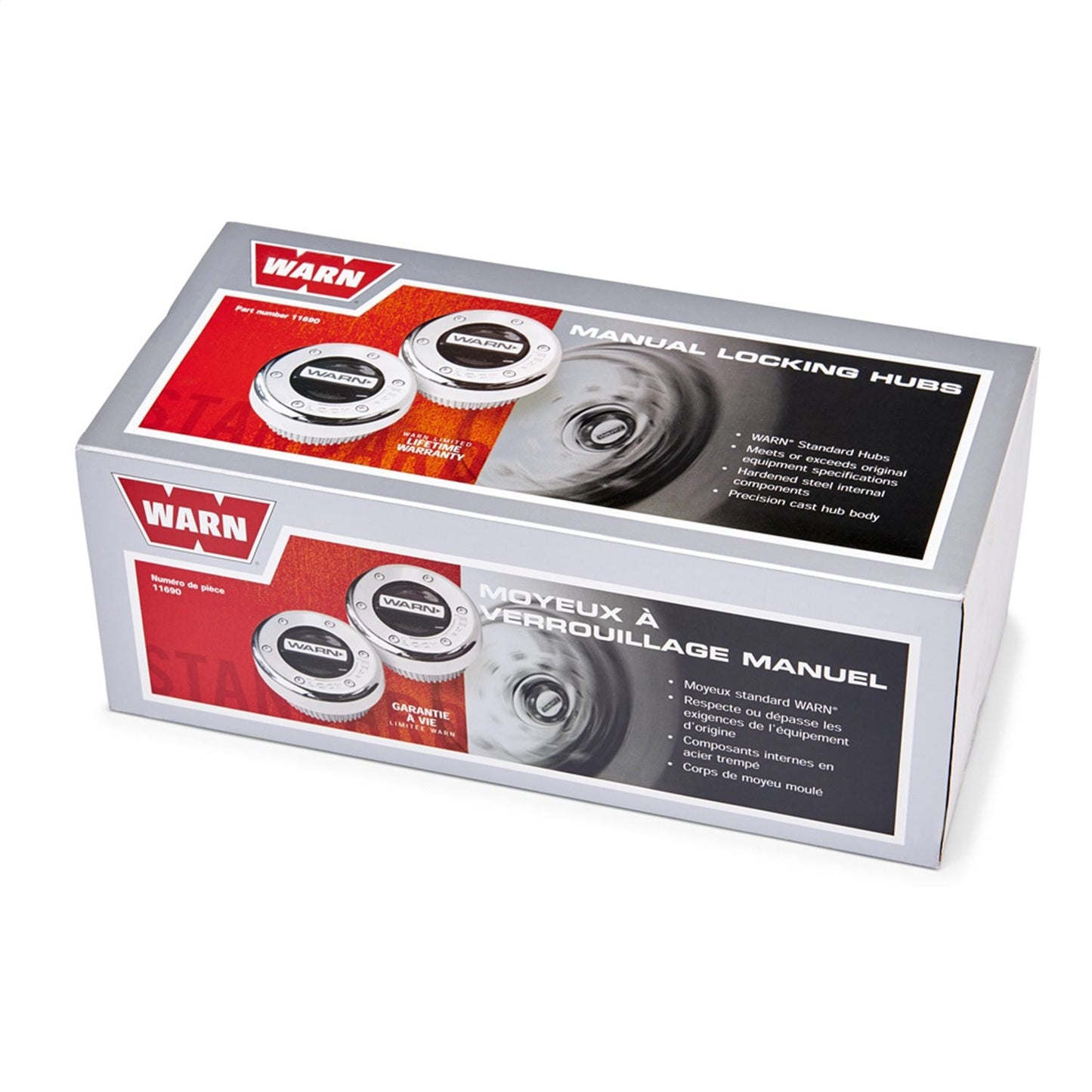 WARN 11690 4WD Manual Locking Hubs 1 Ton Dana 60 50 Ford Chevy Dodge Front Axle